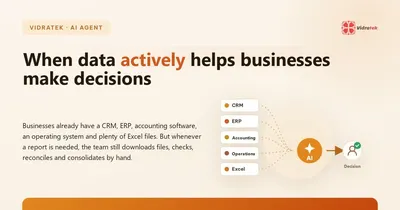 Vidratek AI Agent: 7 steps where AI joins your business data workflow