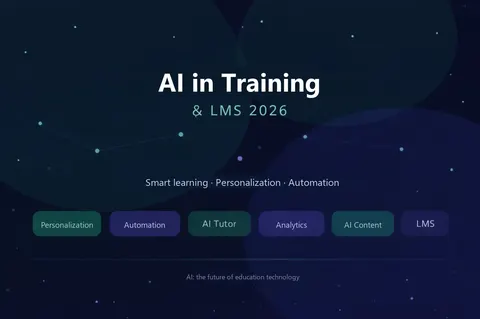 Trends in using AI for training and combining it with an LMS today