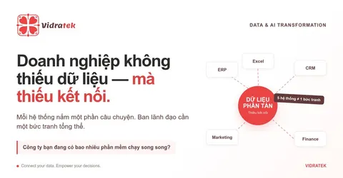 Tích hợp dữ liệu doanh nghiệp: Khi không thiếu dữ liệu mà thiếu kết nối